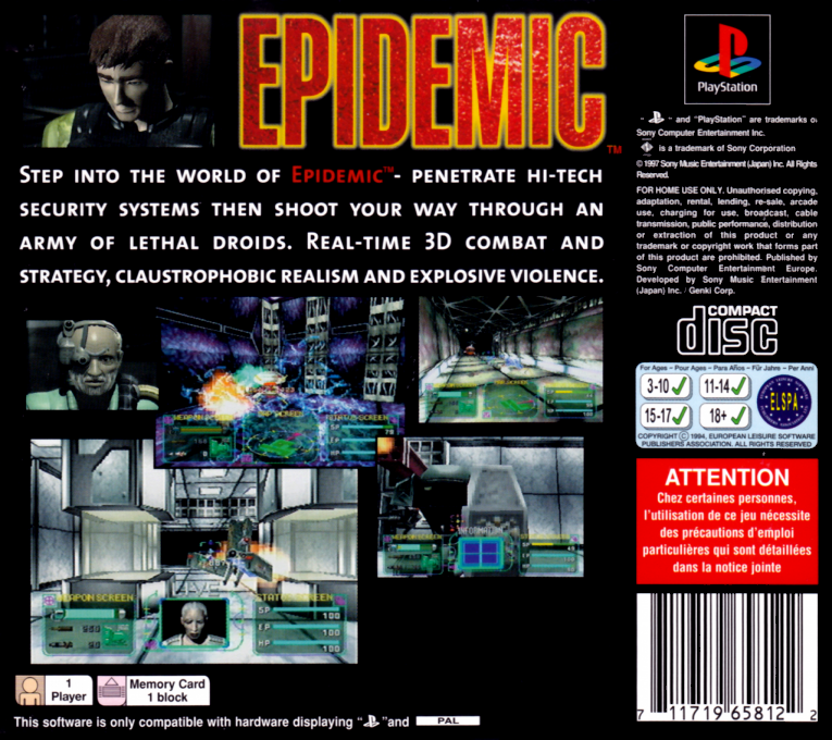 Epidemic — box-2D-back (EU)