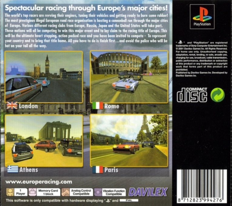 Europe Racer — box-2D-back (EU)