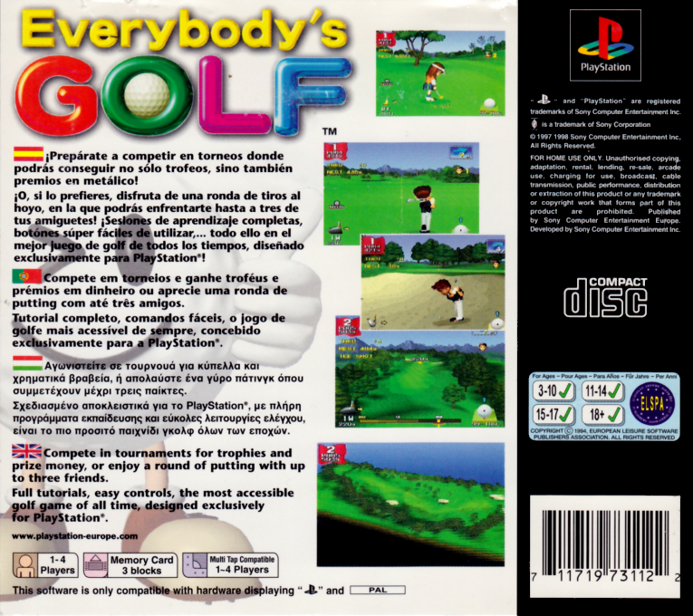 Everybody's Golf — box-2D-back (EU)