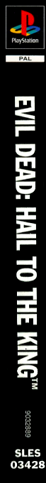 Evil Dead - Hail To The King — box-2D-side (FR)