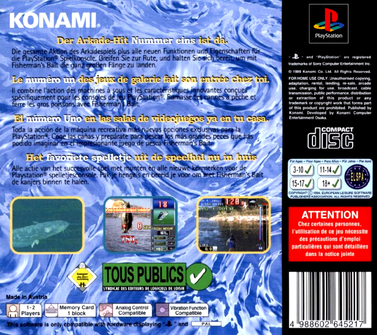 Fisherman's Bait - Bass Challenge — box-2D-back (EU)