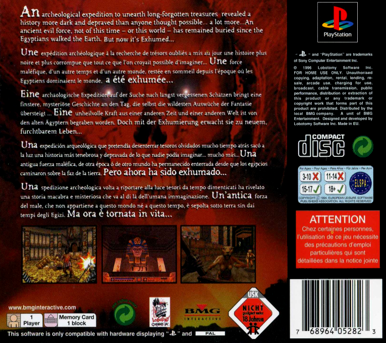 Exhumed — box-2D-back (EU)