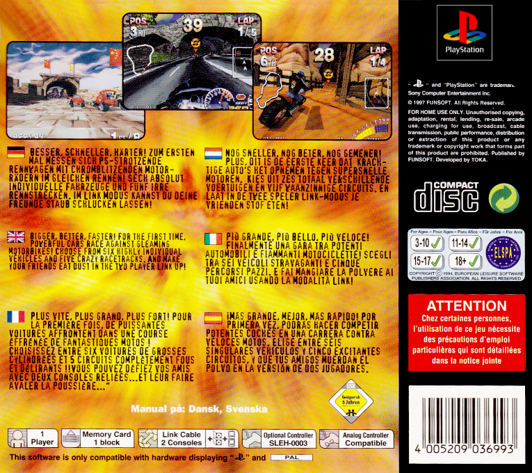 Explosive Racing — box-2D-back (EU)
