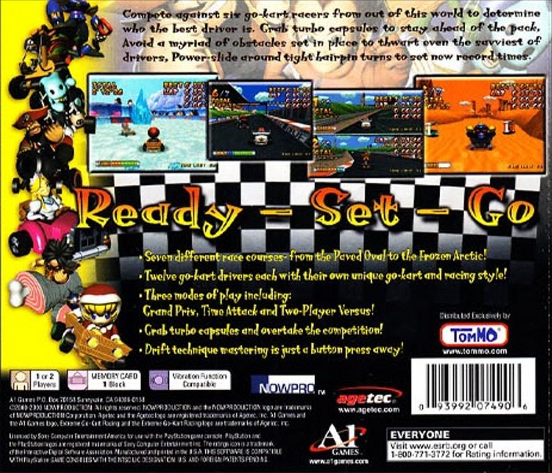 Extreme Go-kart Racing — box-2D-back (US)