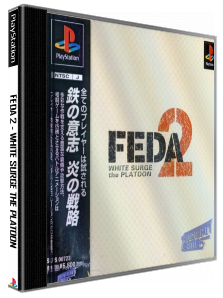 Feda 2 - White Surge The Platoon — box-3D (JP)