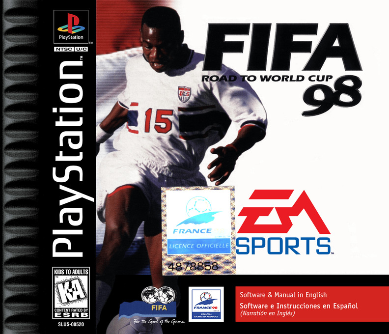 Fifa - Road To World Cup '98 box art