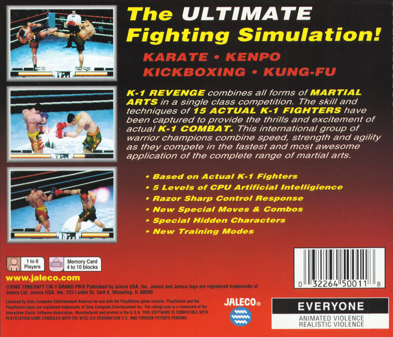 K1 Revenge — box-2D-back (US)