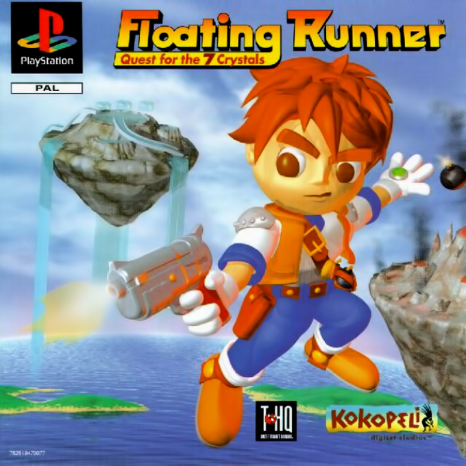 Floating Runner - Quest For The 7 Crystals — box-2D (EU)