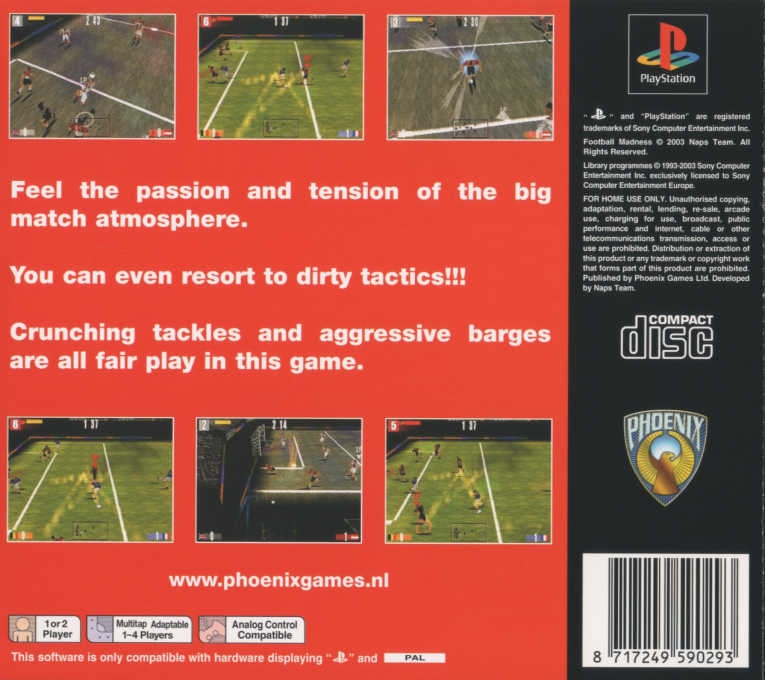 Football Madness — box-2D-back (EU)