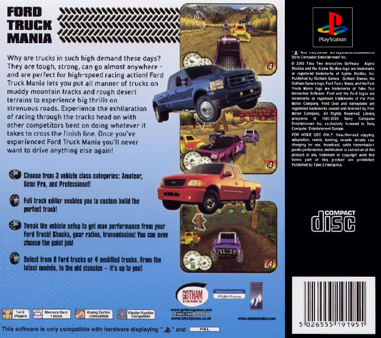 Ford Truck Mania — box-2D-back (EU)