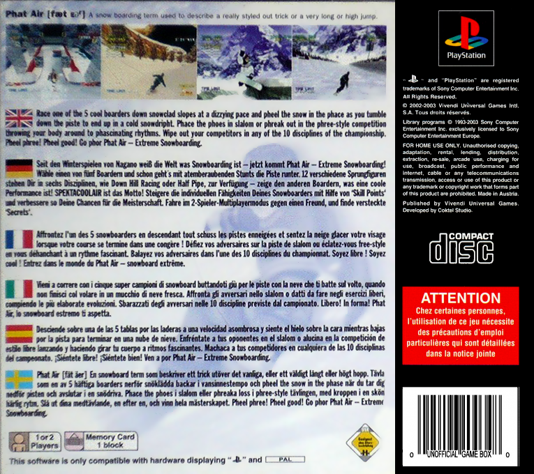 Phat Air - Extreme Snowboarding — box-2D-back (EU)