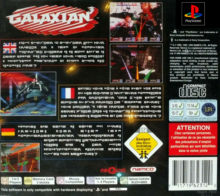 Galaxian 3 — box-2D-back (EU)