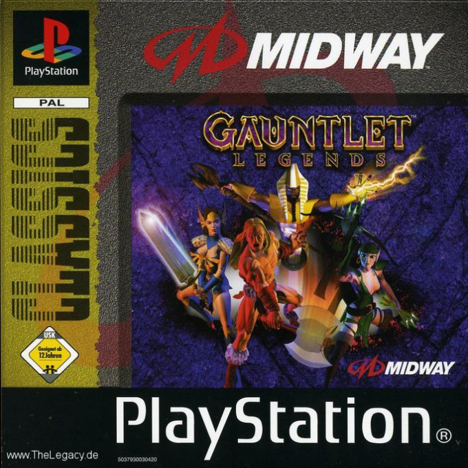 Gauntlet Legends — box-2D (DE)