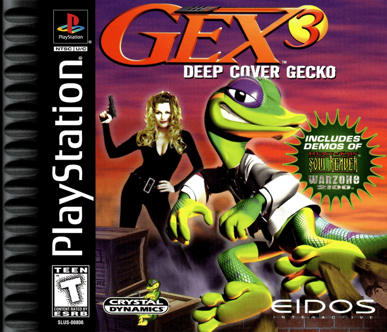 Gex 3 - Deep Cover Gecko box art