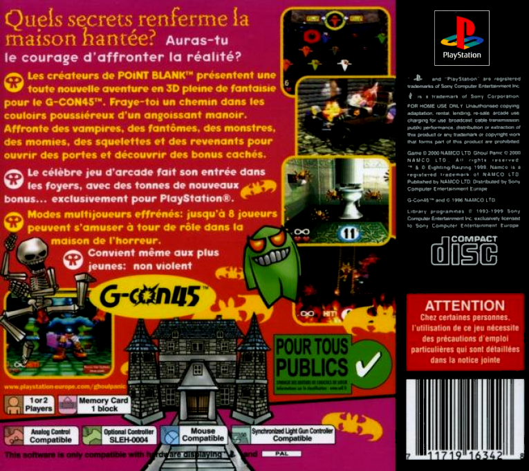 Ghoul Panic — box-2D-back (FR)