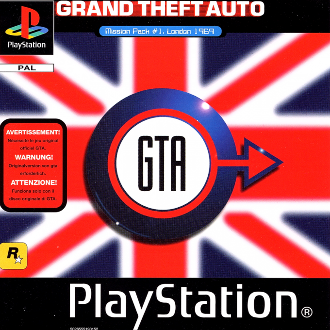 Grand Theft Auto - London 1969 — box-2D (EU)