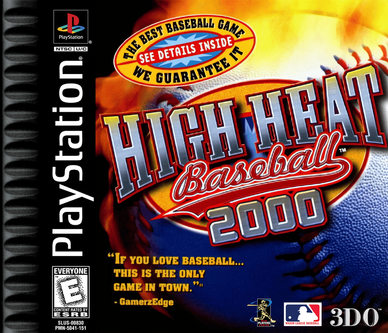 High Heat Baseball 2000 box art