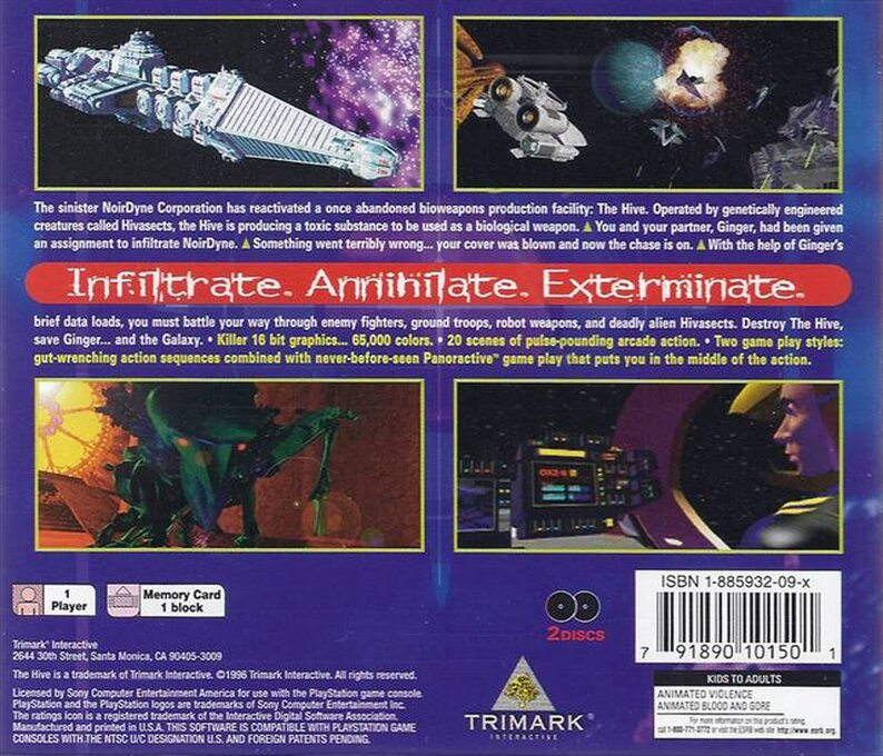 Hive, The — box-2D-back (US)