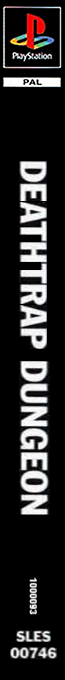 Ian Livingstone's Deathtrap Dungeon — box-2D-side (EU)