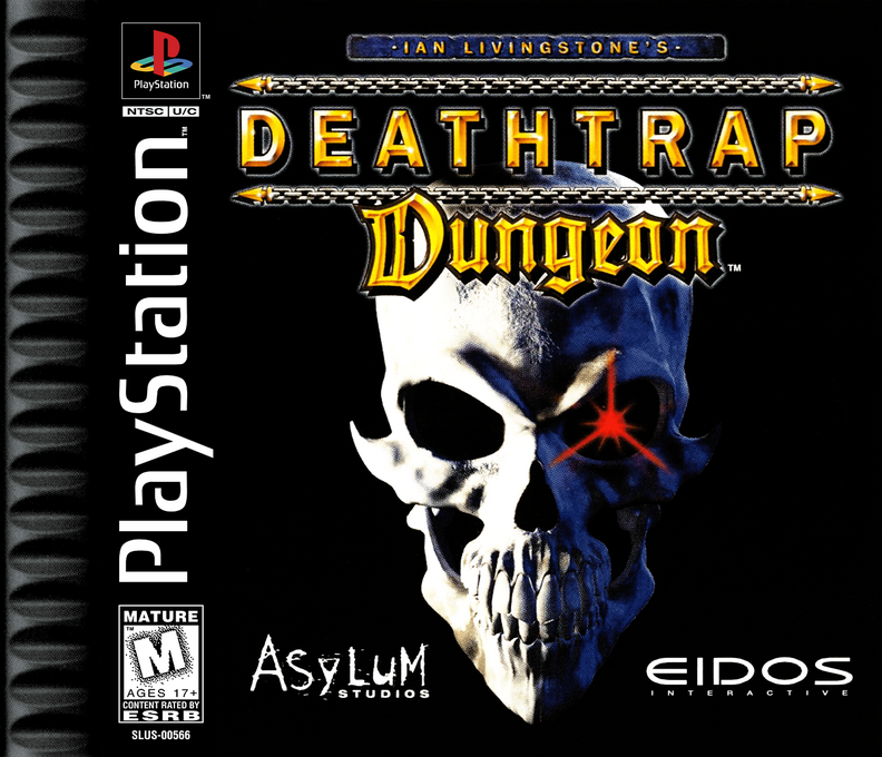 Ian Livingstone's Deathtrap Dungeon box art
