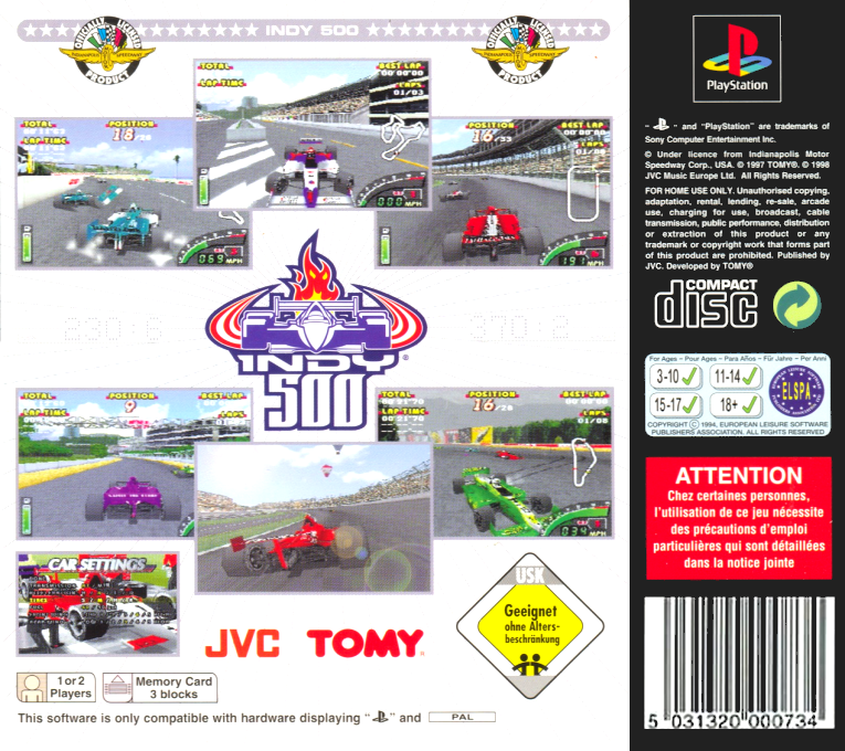 Indy 500 — box-2D-back (EU)