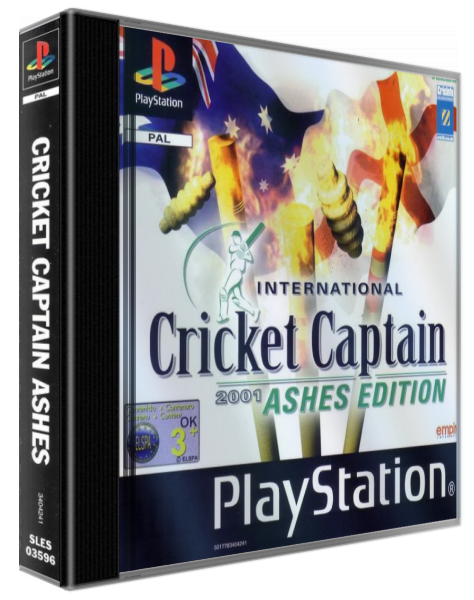 International Cricket Captain 2001 - Ashes Edition — box-3D (EU)