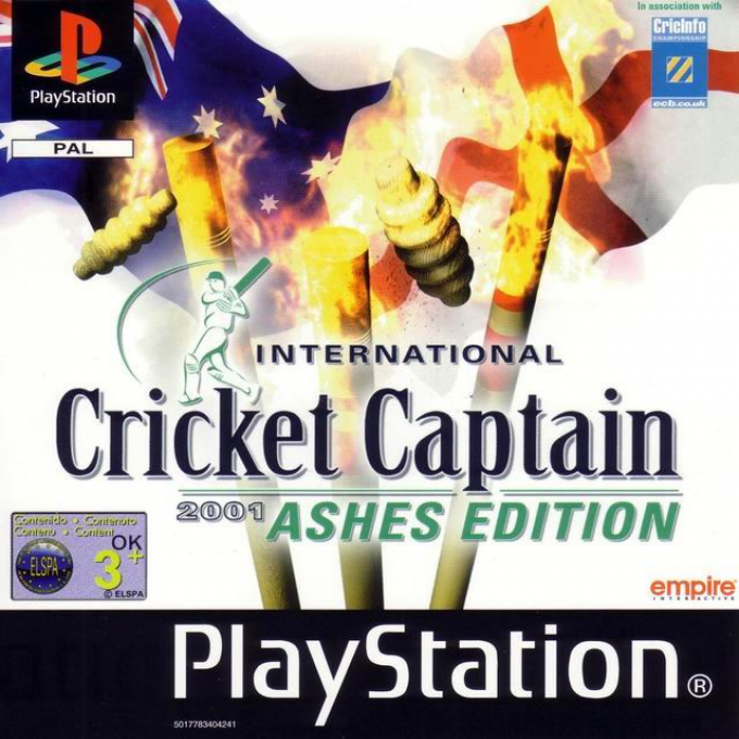 International Cricket Captain 2001 - Ashes Edition box art