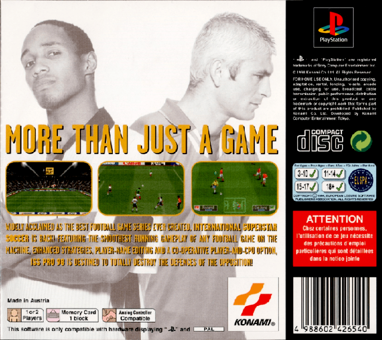 International Superstar Soccer Pro 98 — box-2D-back (EU)