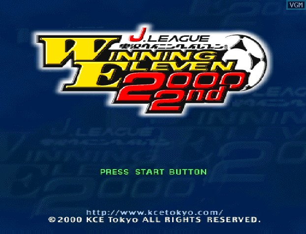J. League Jikkyou Winning Eleven 2000 2nd — sstitle (JP)