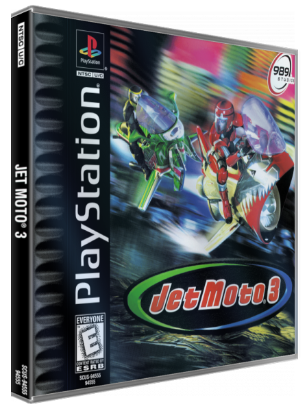 Jet Moto 3 — box-3D (US)