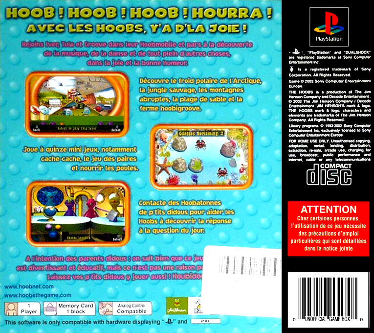Hoobs, The — box-2D-back (FR)