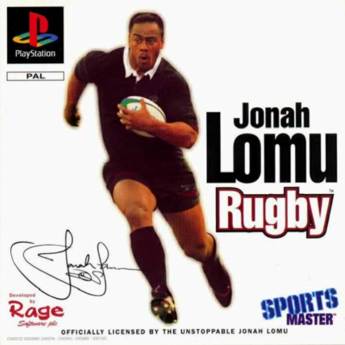 Jonah Lomu Rugby box art