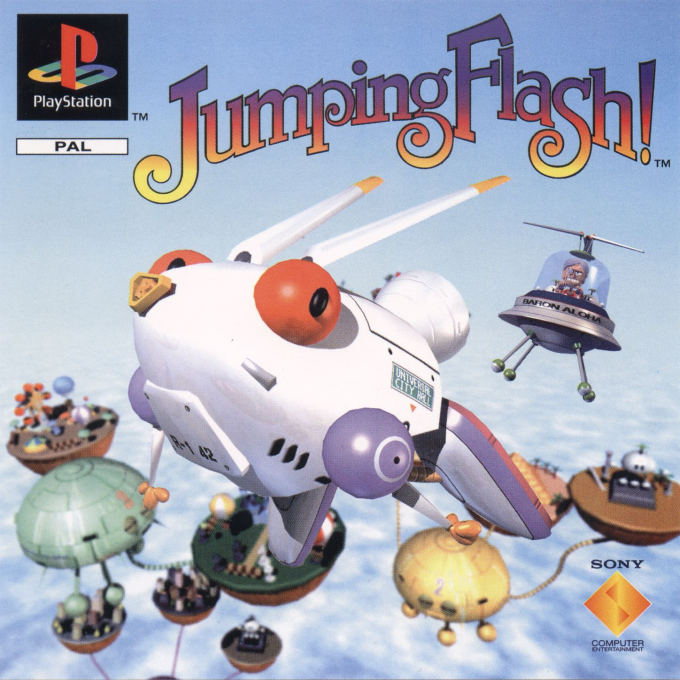 Jumping Flash box art