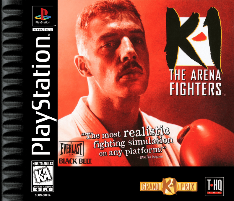 K-1 The Arena Fighters box art