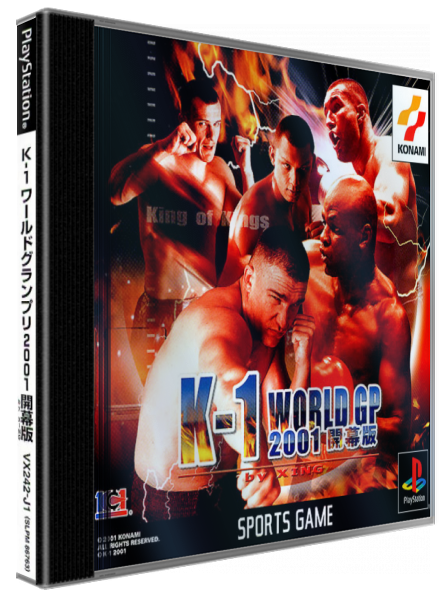 K-1 World Grand Prix 2001 - Kaimakuban — box-3D (JP)
