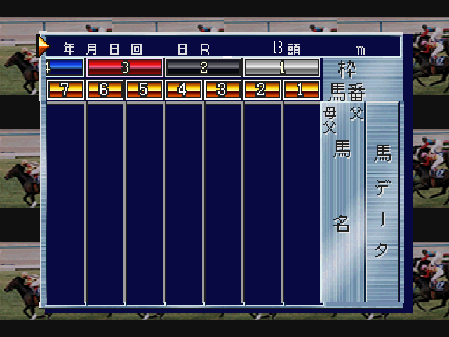 Keiba Saishou No Housoku '96 Vol. 1 — ss (JP)