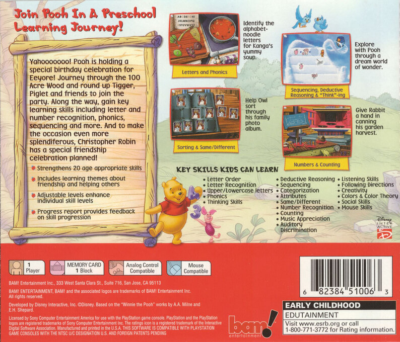 Disney's Winnie The Pooh - Preschool — box-2D-back (US)