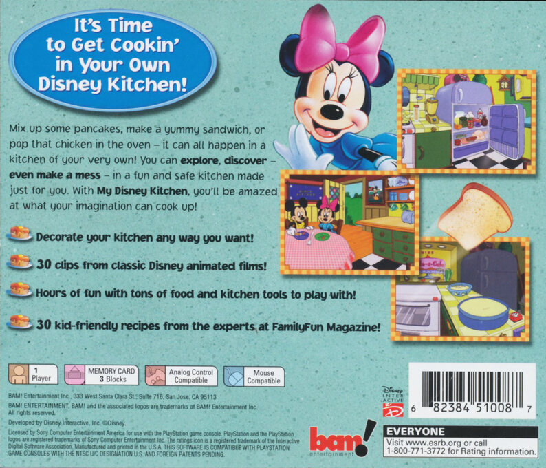 My Disney Kitchen — box-2D-back (US)