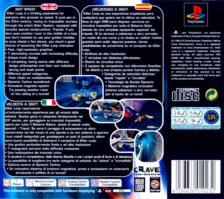 Killer Loop — box-2D-back (EU)