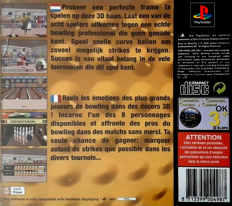 King Of Bowling 2 — box-2D-back (FR)