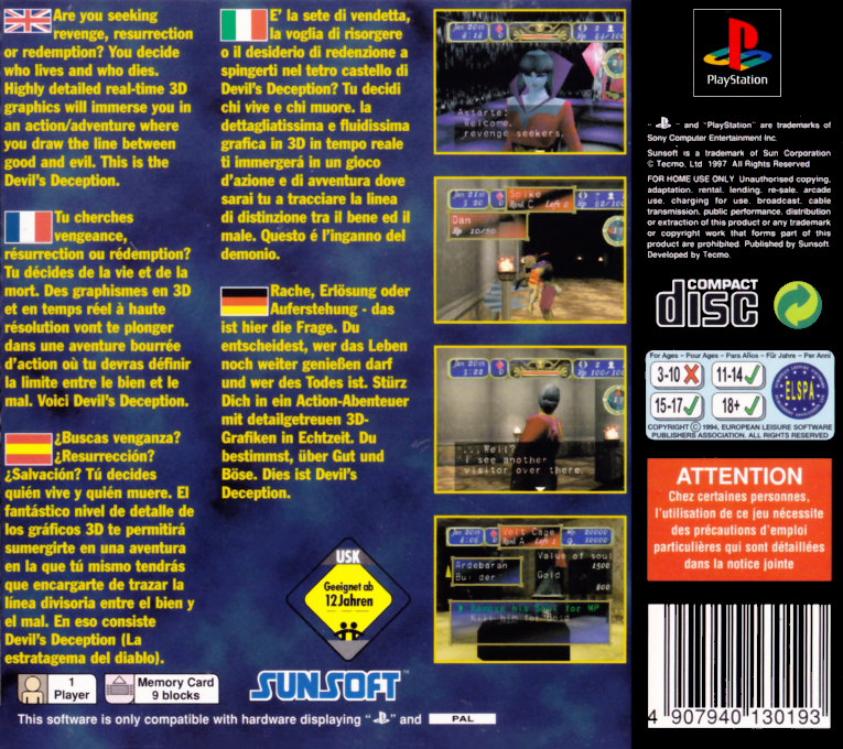 Devil's Deception — box-2D-back (EU)