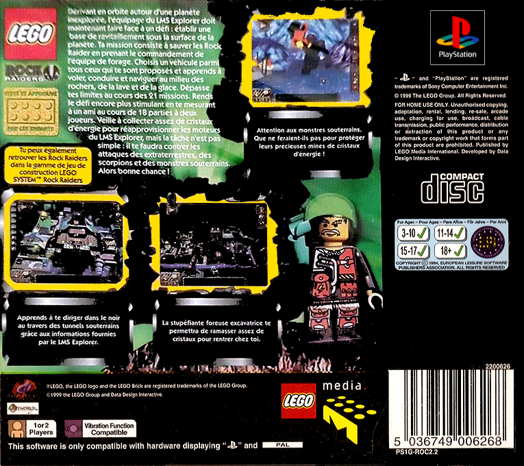 Lego Rock Raiders — box-2D-back (FR)