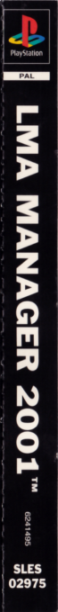 Lma Manager 2001 — box-2D-side (EU)