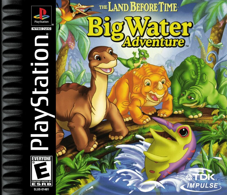 Land Before Time - Big Water Adventure, The box art