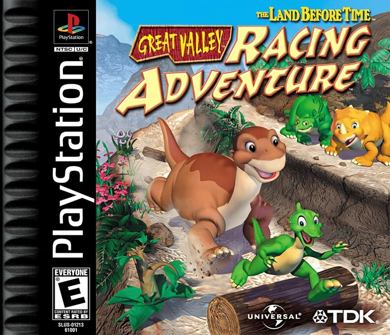Land Before Time - Great Valley Racing Adventure, The box art