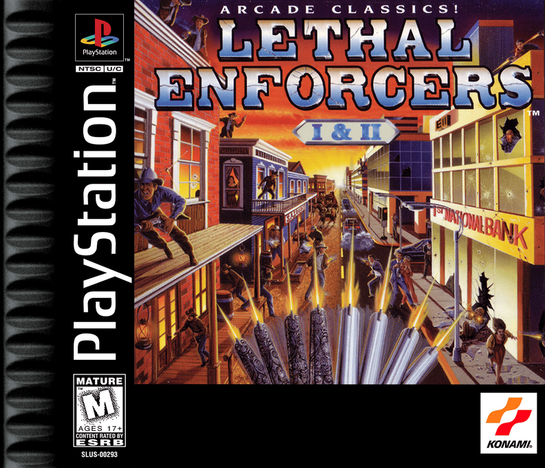 Lethal Enforcers 1 And 2 box art