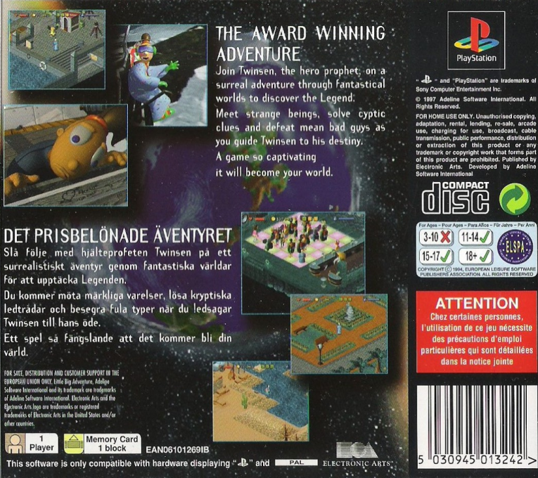 Little Big Adventure — box-2D-back (EU)