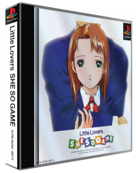 Little Lovers - She So Game — box-3D (JP)