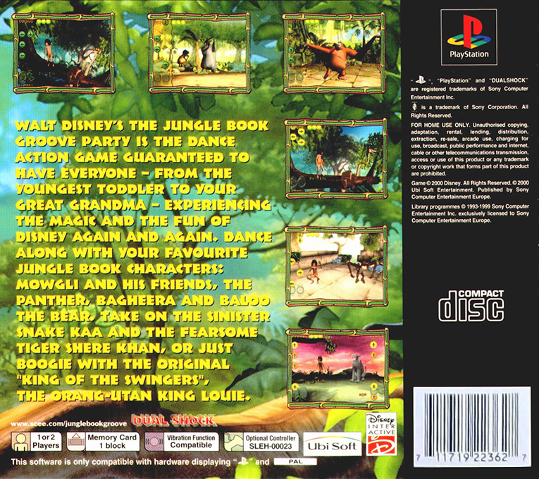 Jungle Book - Rhythm N'groove, The — box-2D-back (EU)