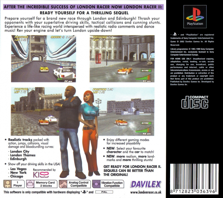 London Racer 2 — box-2D-back (EU)